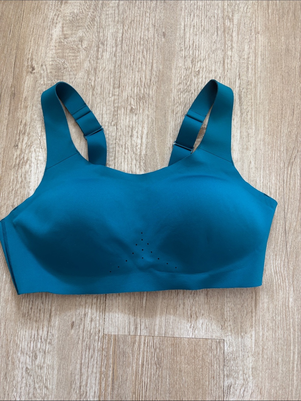 Brooks Seamless Teal Wireless Sports Bra 34c/d